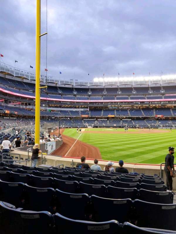 Yankee Stadium, section: 107, row: 9, seat: 1