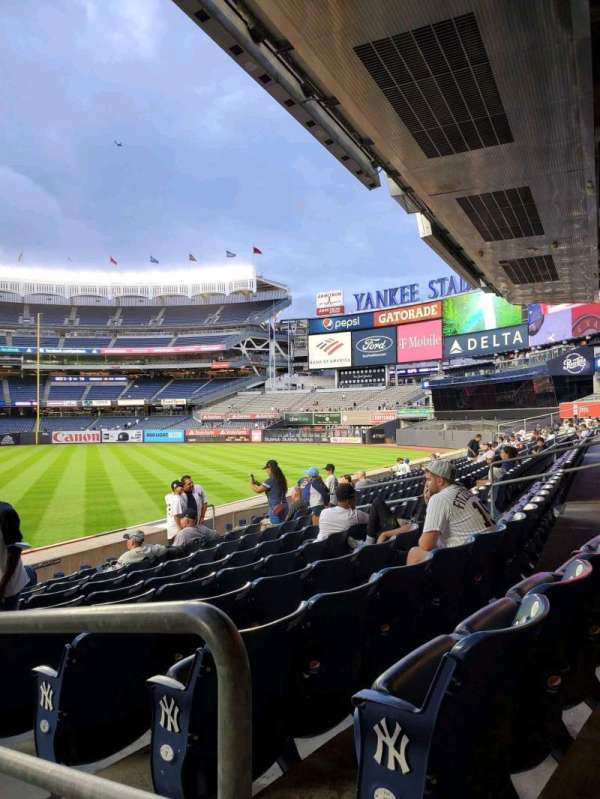 Yankee Stadium, section: 107, row: 9, seat: 1