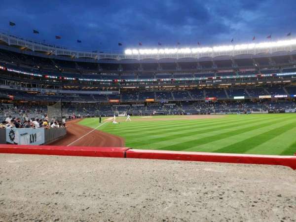 Yankee Stadium, section: 107, row: 1, seat: 3