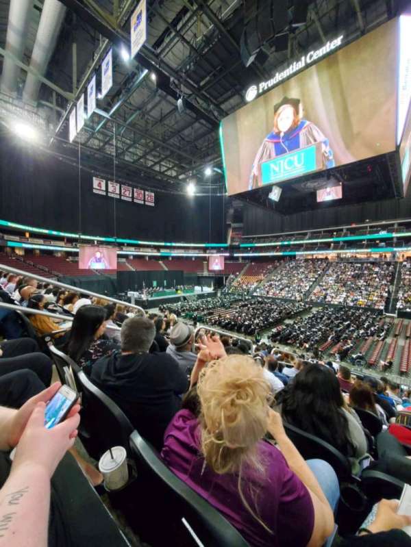 Prudential Center, section: 20, row: 18, seat: 15