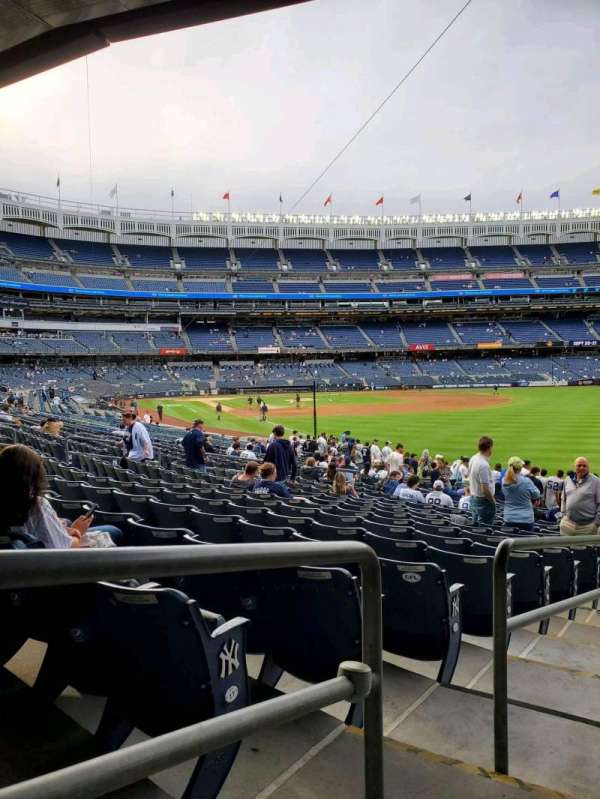 Yankee Stadium, section: 108, row: 15, seat: 16