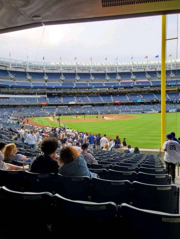 Yankee Stadium, section: 108, row: 15, seat: 1