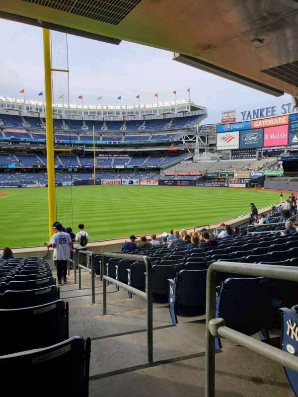 Yankee Stadium, section: 108, row: 15, seat: 1
