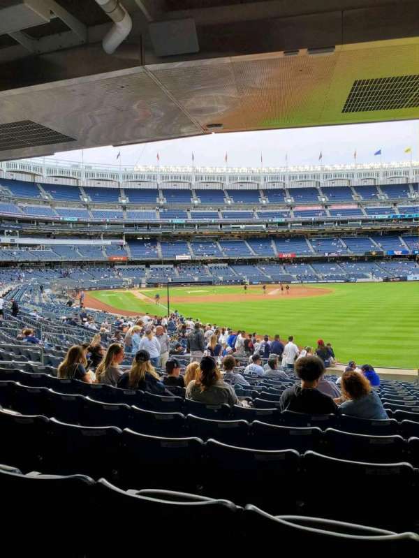 Yankee Stadium, section: 108, row: 17, seat: 3
