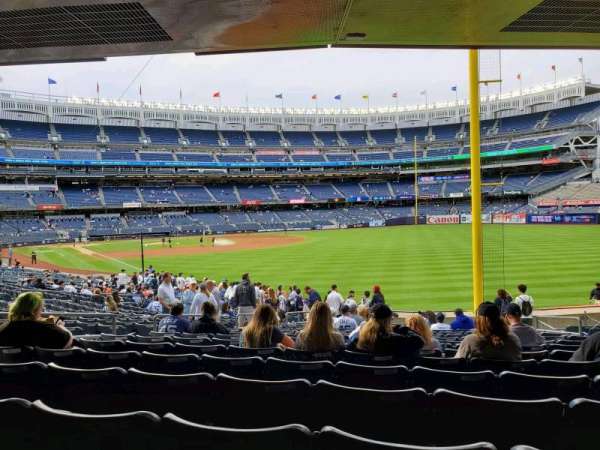 Yankee Stadium, section: 108, row: 17, seat: 9