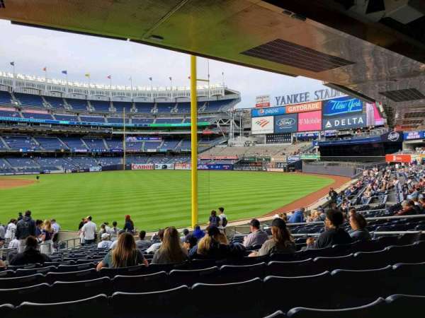 Yankee Stadium, section: 108, row: 17, seat: 12