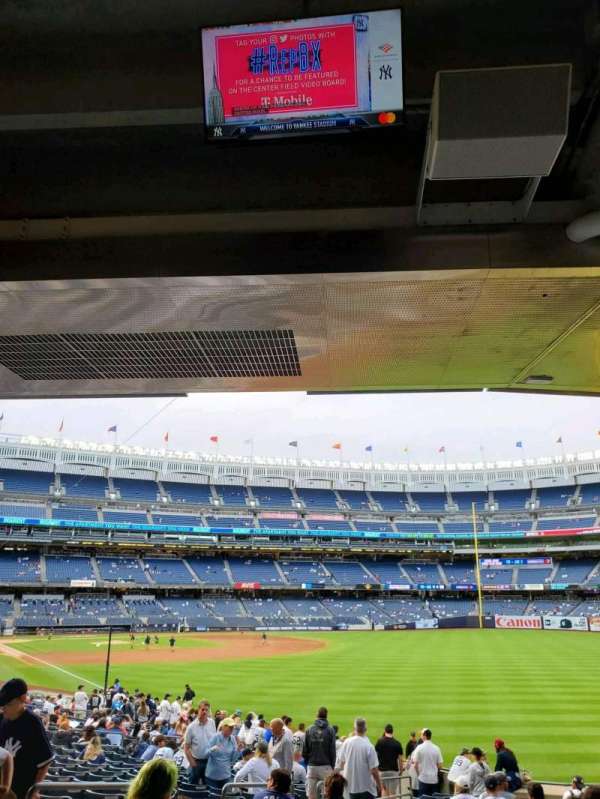 Yankee Stadium, section: 108, row: 17, seat: 12