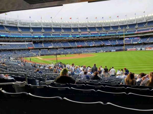 Yankee Stadium, section: 108, row: 17, seat: 12