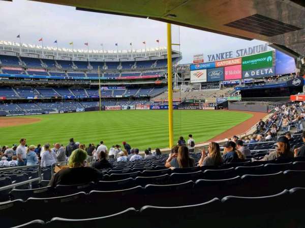 Yankee Stadium, section: 108, row: 17, seat: 15