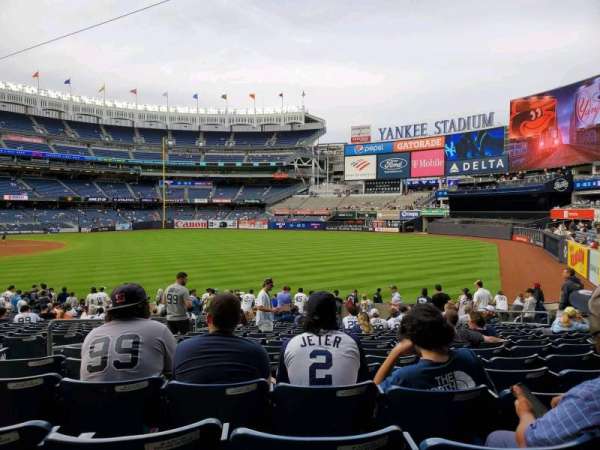 Yankee Stadium, section: 109, row: 19, seat: 16