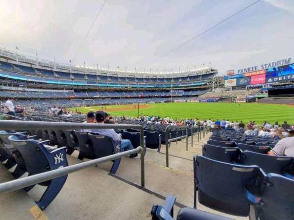 Yankee Stadium, section: 109, row: 19, seat: 20