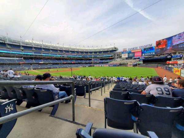 Yankee Stadium, section: 109, row: 19, seat: 20