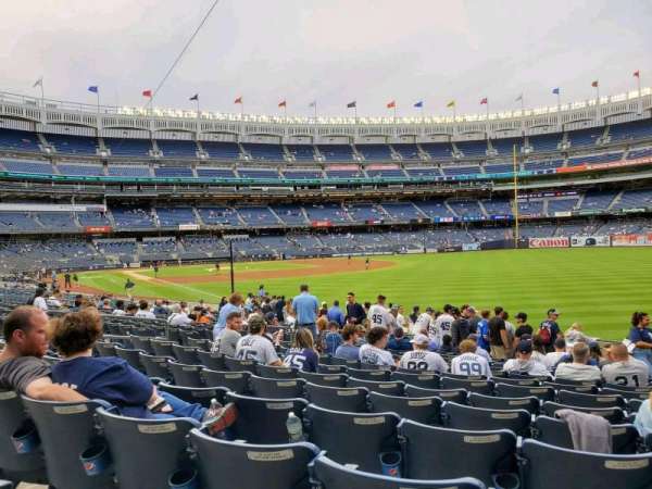 Yankee Stadium, section: 109, row: 14, seat: 4