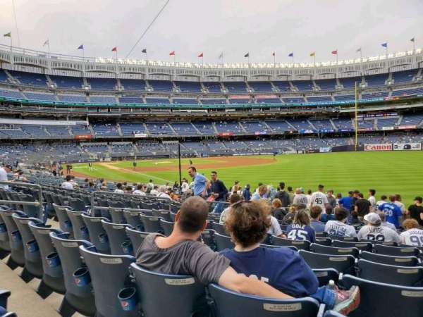 Yankee Stadium, section: 109, row: 14, seat: 7