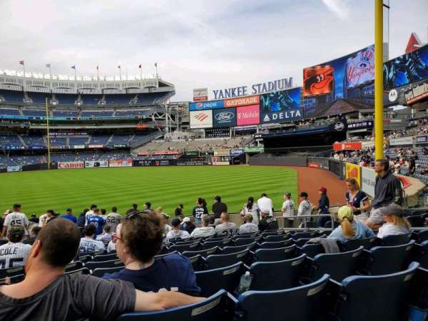Yankee Stadium, section: 109, row: 14, seat: 9