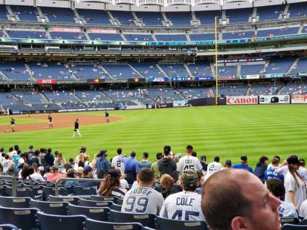 Yankee Stadium, section: 109, row: 14, seat: 9