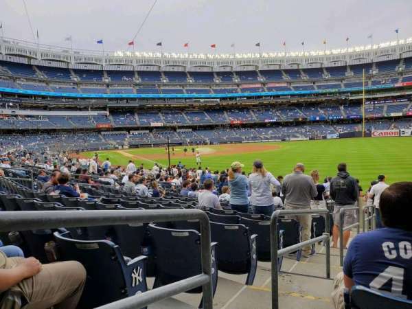 Yankee Stadium, section: 108, row: 12, seat: 14