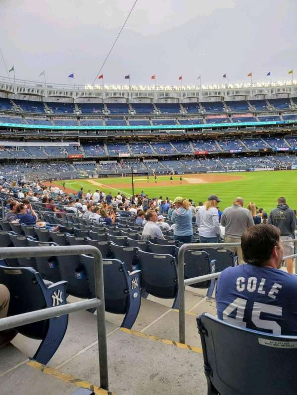 Yankee Stadium, section: 108, row: 12, seat: 13