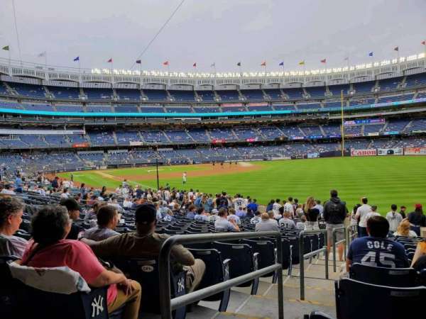 Yankee Stadium, section: 108, row: 14, seat: 15
