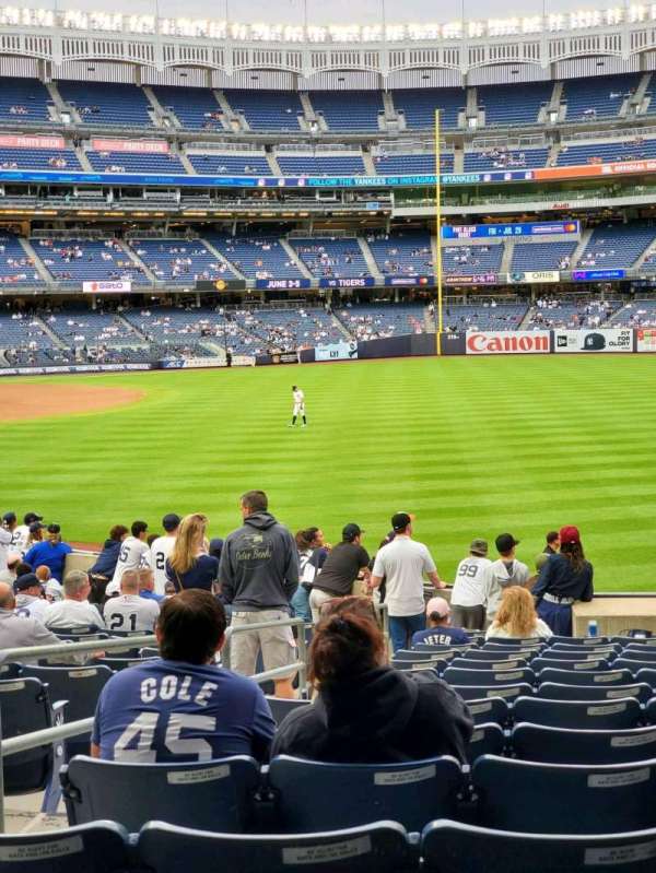 Yankee Stadium, section: 108, row: 14, seat: 13