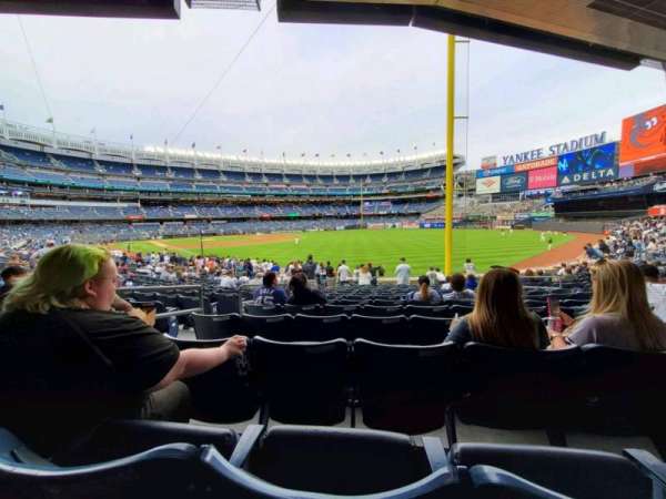Yankee Stadium, section: 108, row: 14, seat: 12