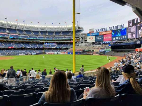 Yankee Stadium, section: 108, row: 14, seat: 11