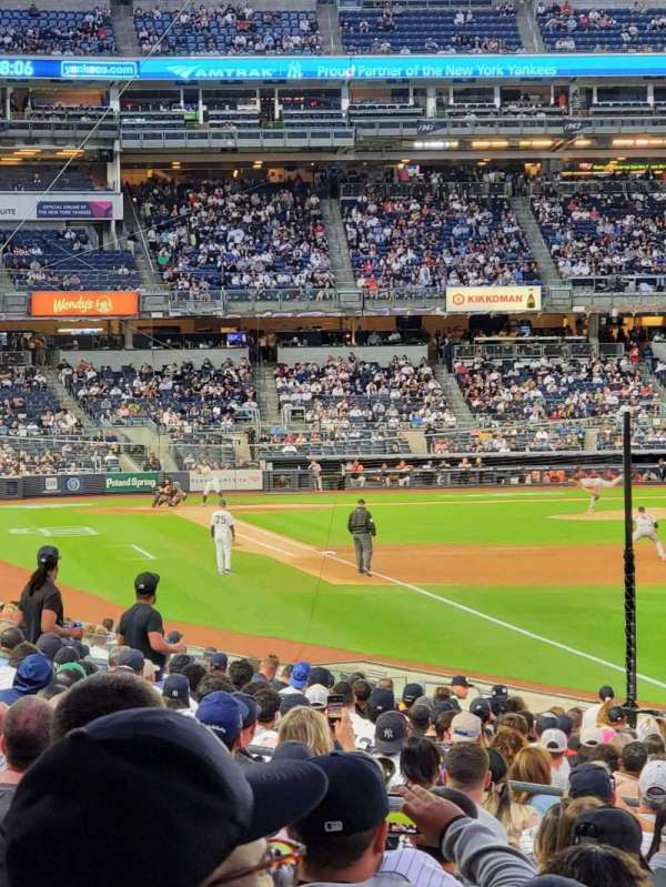 Yankee Stadium, section: 108, row: 13, seat: 15