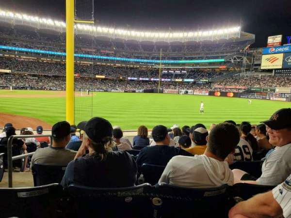 Yankee Stadium, section: 107, row: 9, seat: 14