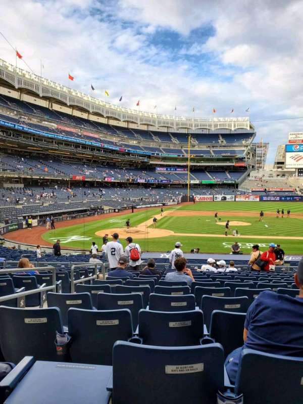 Yankee Stadium, section: 117A, row: 13, seat: 9