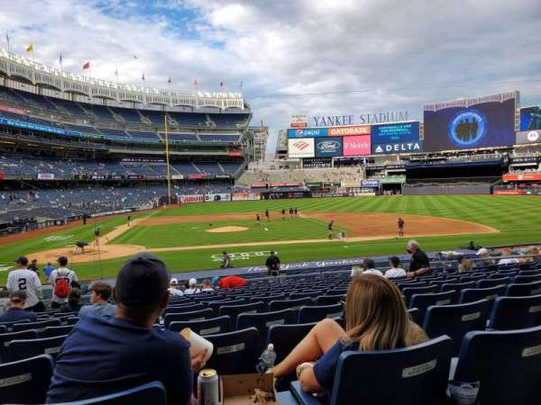 Yankee Stadium, section: 117A, row: 13, seat: 8