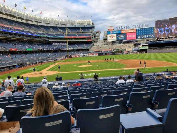 Yankee Stadium, section: 117A, row: 13, seat: 7