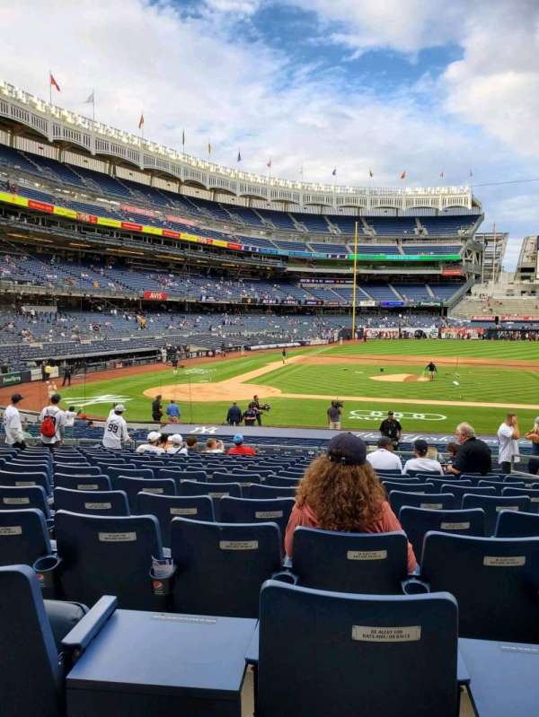 Yankee Stadium, section: 117A, row: 13, seat: 3