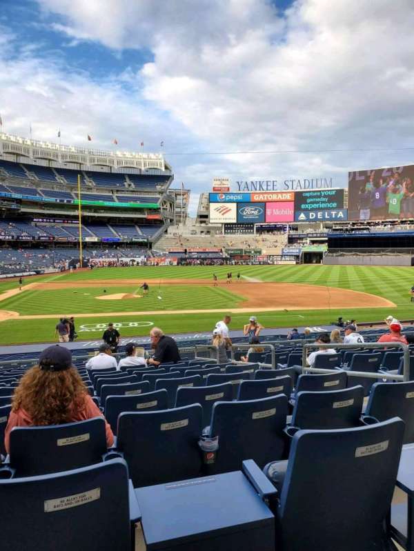 Yankee Stadium, section: 117A, row: 13, seat: 3