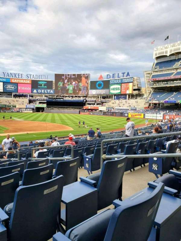 Yankee Stadium, section: 117A, row: 13, seat: 3