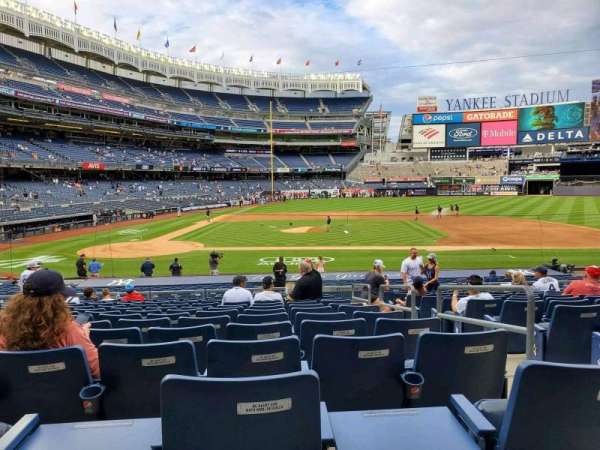 Yankee Stadium, section: 117A, row: 13, seat: 2