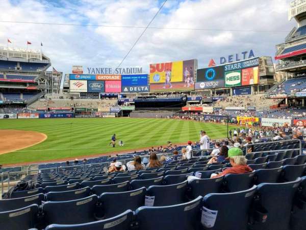 Yankee Stadium, section: 114A, row: 14, seat: 16