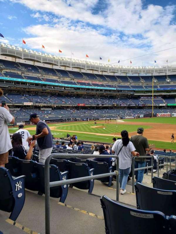 Yankee Stadium, section: 114A, row: 14, seat: 15