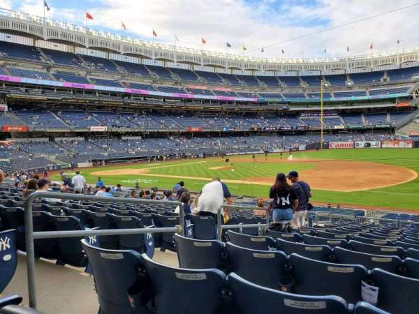 Yankee Stadium, section: 114A, row: 14, seat: 13