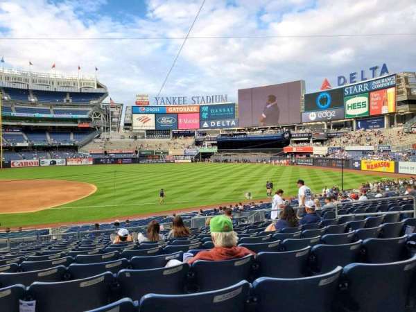 Yankee Stadium, section: 114A, row: 14, seat: 13