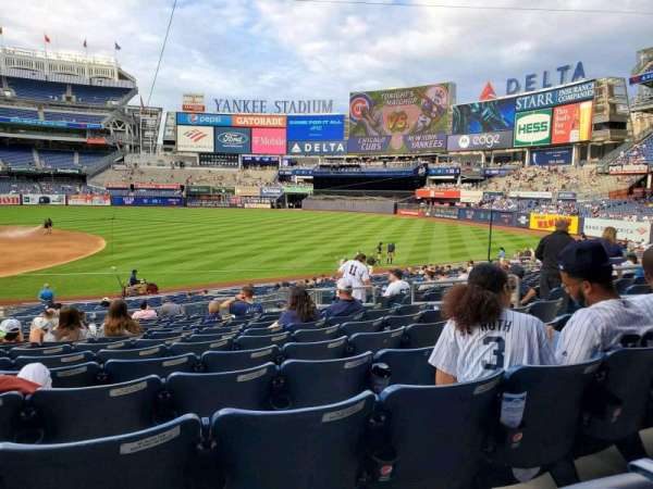 Yankee Stadium, section: 114A, row: 14, seat: 10