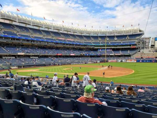 Yankee Stadium, section: 114A, row: 14, seat: 9