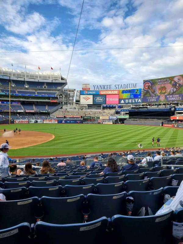 Yankee Stadium, section: 114A, row: 14, seat: 9