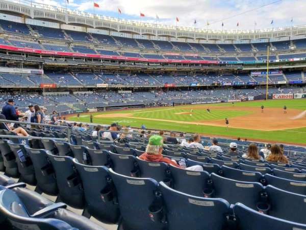 Yankee Stadium, section: 114A, row: 14, seat: 7