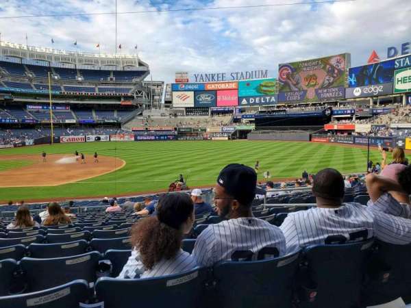 Yankee Stadium, section: 114A, row: 14, seat: 7