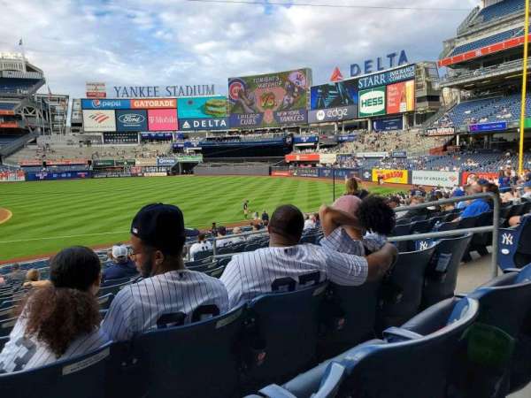 Yankee Stadium, section: 114A, row: 14, seat: 7