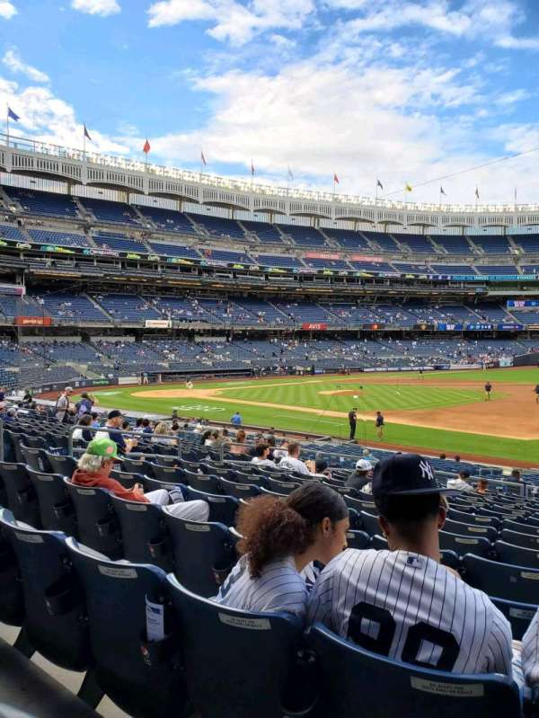 Yankee Stadium, section: 114A, row: 14, seat: 4