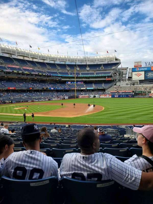 Yankee Stadium, section: 114A, row: 14, seat: 4
