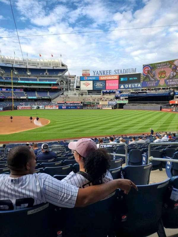 Yankee Stadium, section: 114A, row: 14, seat: 4