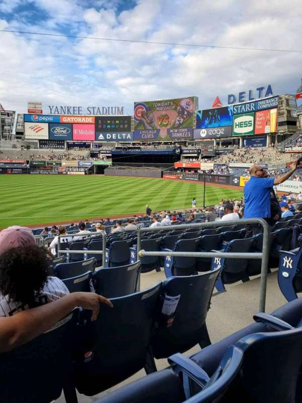 Yankee Stadium, section: 114A, row: 14, seat: 4