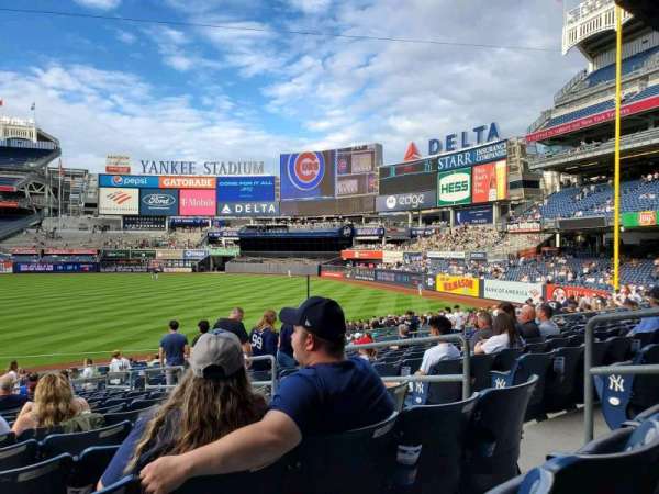 Yankee Stadium, section: 113, row: 15, seat: 6